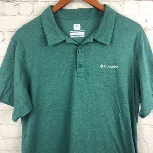 Columbia Green Omni-Freeze Polo Men's Sz Medium